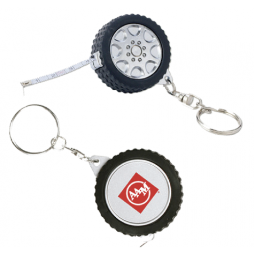 Tyre Keyring w/ Measuring Tape