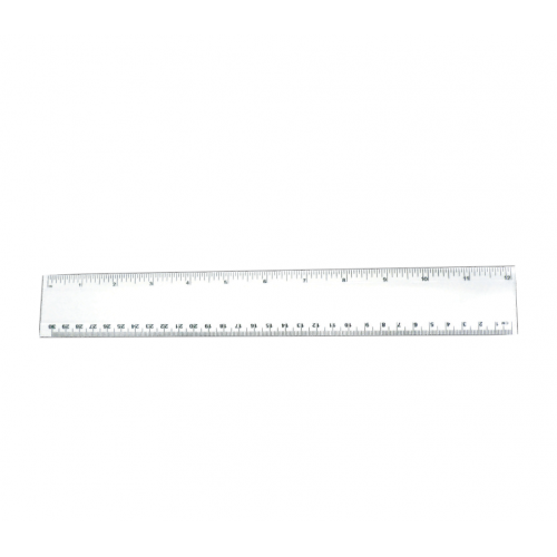 12in Clear Ruler