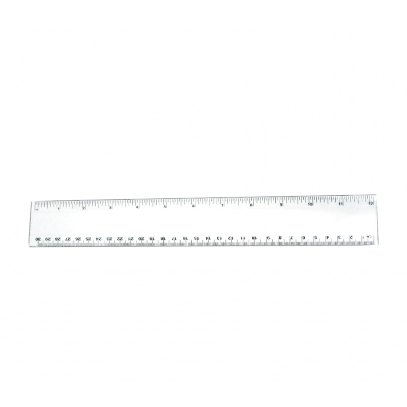 Clear Ruler 12 Inches