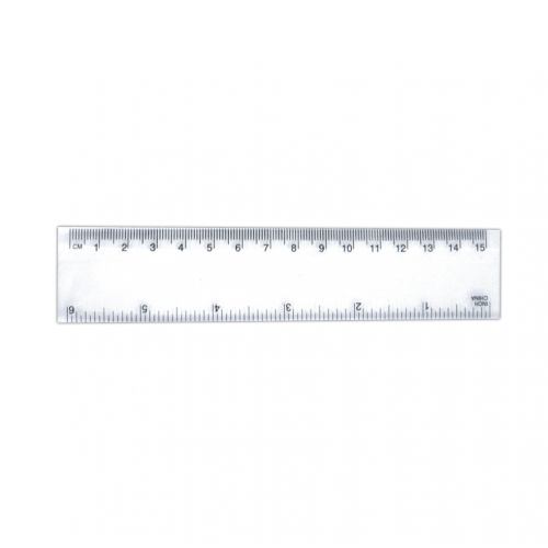 6in Clear Ruler